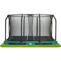 Salta Premium Ground Trampoline met Veiligheidsnet - 366 x 244 cm - Groen