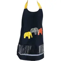 Benza Kinder Hobby schort- klieder en knutselschort - 55 x 56 cm - 4 t/m 9 jaar - Donkerblauw