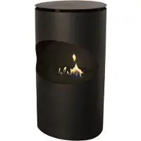 Xaralyn Silo verrijdbare bio-ethanolhaard - ronde openhaard - vrijstaande haard - sfeerhaard - 2 KW verwarming