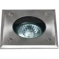 Astro Gramos Square Grondspot Brushed Stainless Steel