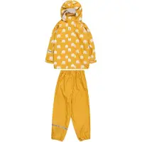 CeLaVi Regenkleidung m. Träger - PU - Yellow m. Elefanten - - 70 - Regenkleidung