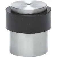 Axa Deurstopper | | 35 x 40 mm (RVS, Rubber, Vloermontage)