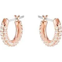 Swarovski Oorbellen 'Dextera' rose-goud / zilver / transparant