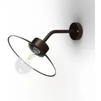 Roger Pradier Belcour Wandlamp Model 8 Old rustic | Clear