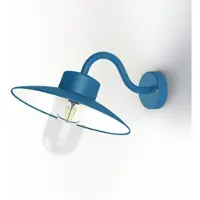 Roger Pradier Belcour Wandlamp Model 1 Matt Azure Blue | Clear