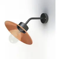 Roger Pradier Belcour Wandlamp Model 8 Lacquered Brushed Copper | Clear