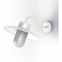 Roger Pradier Belcour Wandlamp Model 1 White | Frosted