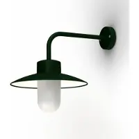 Roger Pradier Belcour Wandlamp Model 9 British Green | Frosted