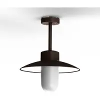 Roger Pradier Belcour Plafondlamp Model 2 Old rustic | Frosted