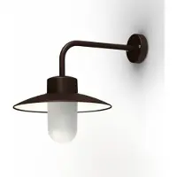 Roger Pradier Belcour Wandlamp Model 9 Old rustic | Frosted