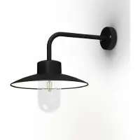 Roger Pradier Belcour Wandlamp Model 9 Dark black | Clear