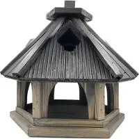 Garden Spirit Voederhuisje Staand Voederhuis - Hut - - KB3 - Vogelvoederhuisje voor Vogels