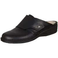 Finn Comfort Muiltjes 'Pantolette Damen 02526 014099 Glattleder in schwarz' zwart