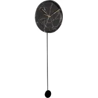 Karlsson Wandklok Pendule Longue - Zwart - Ø25cm