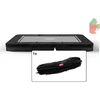 Berg Trampoline Rand Rechthoekig Favorit Ultim inground 280x190 Zwart