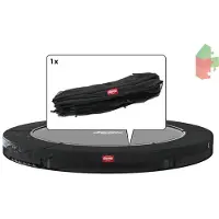 Berg Trampoline Rand Favorit inground 380 cm Zwart
