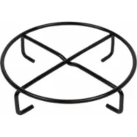 Valhal Outdoor Onderzetter & Pannenhouder - Zwart, Staal, Diameter 20cm - VH20LS