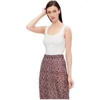 Pieces Top 'PCKitte' wit