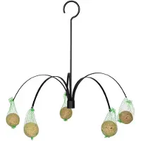 Esschert Design Vogelvoederhanger Zwart 6,6 X 3,1 X 40,8 Cm