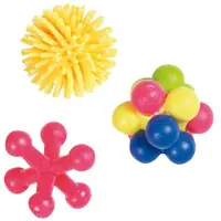 Flamingo Kattenspeeltje - Rubber - Set van 3 - Kat krabpaal - Flamingo - Multi - Rubber - 503989 - Speeltje voor katten - Kattenspeeltje - Flamingo- Multi Rubber - 503989