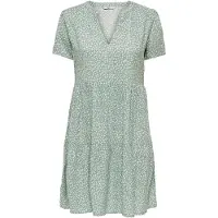 ONLY Jurk 'ONLZally' pastelgroen / wit
