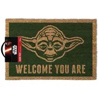 Hole in the Wall - Disney Deurmat - Welcome You Are - voor Geen - groen-bruin | Maat Standard