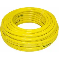 AquaKing Flexibele Gele Tuinslang 50 Meter - 30 mm (1¼") - 4 lagen Slang - Cadmium Vrij - Tuinslang - Waterslang - Tuinslang Flexibel - Tuinslang 50 Meter