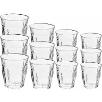 Duralex Drinkglazen/waterglazen transparant Picardie set 250/310 ml 12-delig - Drinkglazen