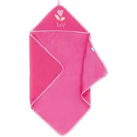 Lief! badcape 75x75 cm donkerroze