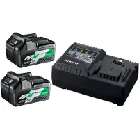 HiKOKI UC18YSL3WEZ BoosterPack 36V MultiVolt Li-ion Accu Starterset (2x 5.0Ah) + Lader