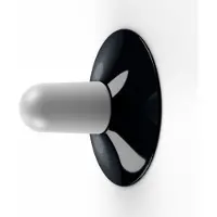 Roger Pradier Cooper Model 1 Wand/plafondlamp Black Enamelled Steel | Frosted Glass