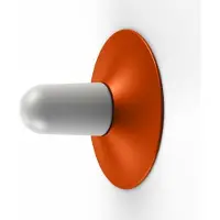 Roger Pradier Cooper Model 1 Wand/plafondlamp Pure orange | Frosted Glass