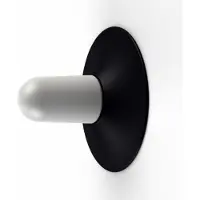 Roger Pradier Cooper Model 1 Wand/plafondlamp Velvet Black | Frosted Glass