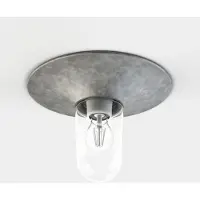 Roger Pradier Cooper Model 1 Wand/plafondlamp Fern Green | Frosted Glass