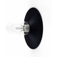 Roger Pradier Cooper Model 1 Wand/plafondlamp Velvet Black | Clear Glass