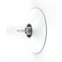 Roger Pradier Cooper Model 1 Wand/plafondlamp Traffic White | Clear Glass