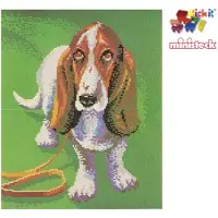 Stick-It Beagle (hond), ca. 9.500 steentjes, compatibel met Ministeck