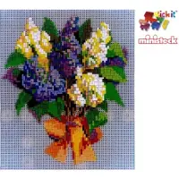 Stick-It Bloemenboeket #4, ca. 1.900 steentjes, compatibel met Ministeck