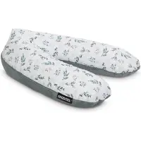 Snoozzz Zwangerschapskussen Zijslaapkussen Lichaamskussen - 185 cm - microparel vulling - luxe draagtas - wasbare hoes - Teddy Natur