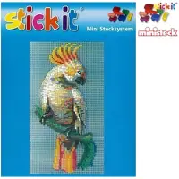 Stick-It Kaketoe, ca. 1.400 steentjes, compatibel met Ministeck