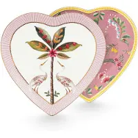 Pip studio Dinerbord La Majorelle Pink 21,5 cm (Set van 2)