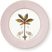 Pip studio La Majorelle Ontbijtbord - Roze - Porselein - 21 cm