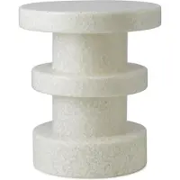 Normann Copenhagen Bit stool stack white/white bijzettafel