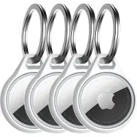 Itskins Apple AirTag sleutelhanger set - wit -