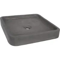 Differnz Waskom Badkamer Jura - Beton - Rond - Grijs - 45,5cm