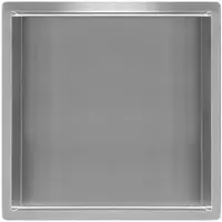Regn Inbouwnis 30x30x7cm - Geborsteld Nikkel - RVS - Vierkant - Accessoires, Inbouw/opbouw nissen - 8720297695766