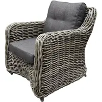 AVH-Collectie Barakaldo premium lounge tuinstoel grijs
