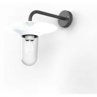 Roger Pradier Cooper Model 2 Wandlamp Traffic White | Clear Glass