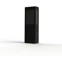 Roger Pradier BRICK² Model 2 Bollard Lamp Dark grey | Black PMMA