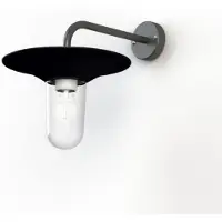 Roger Pradier Cooper Model 2 Wandlamp Velvet Black | Clear Glass